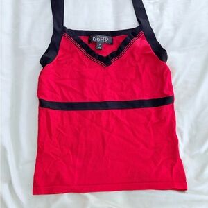 Kasper Women's Red Sleeveless Top